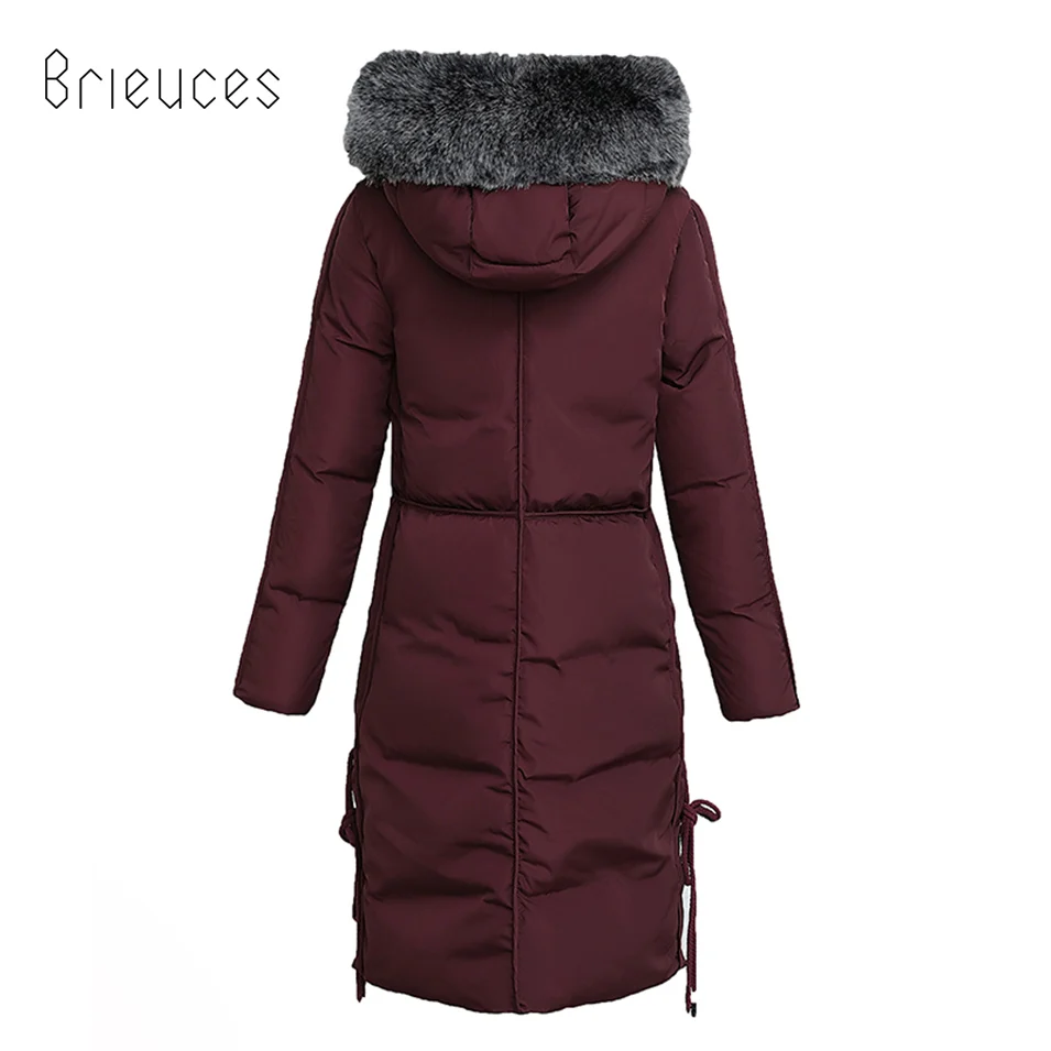 Brieuces на осень-зиму Новые однотонные Длинные высокого качества хлопчатобумажное