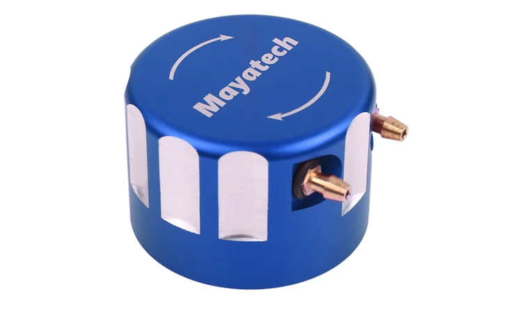 Mayatech CNC алюминиевый сплав масленка Крышка бензобака Крышка Масляного барабана крышка оболочки верхний переходник фильтр для RC самолета фиксированное крыло