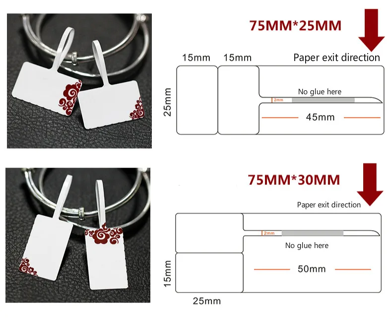 Ярлык для ювелирных изделий ярлык пластиковая этикетка индивидуальный печатный