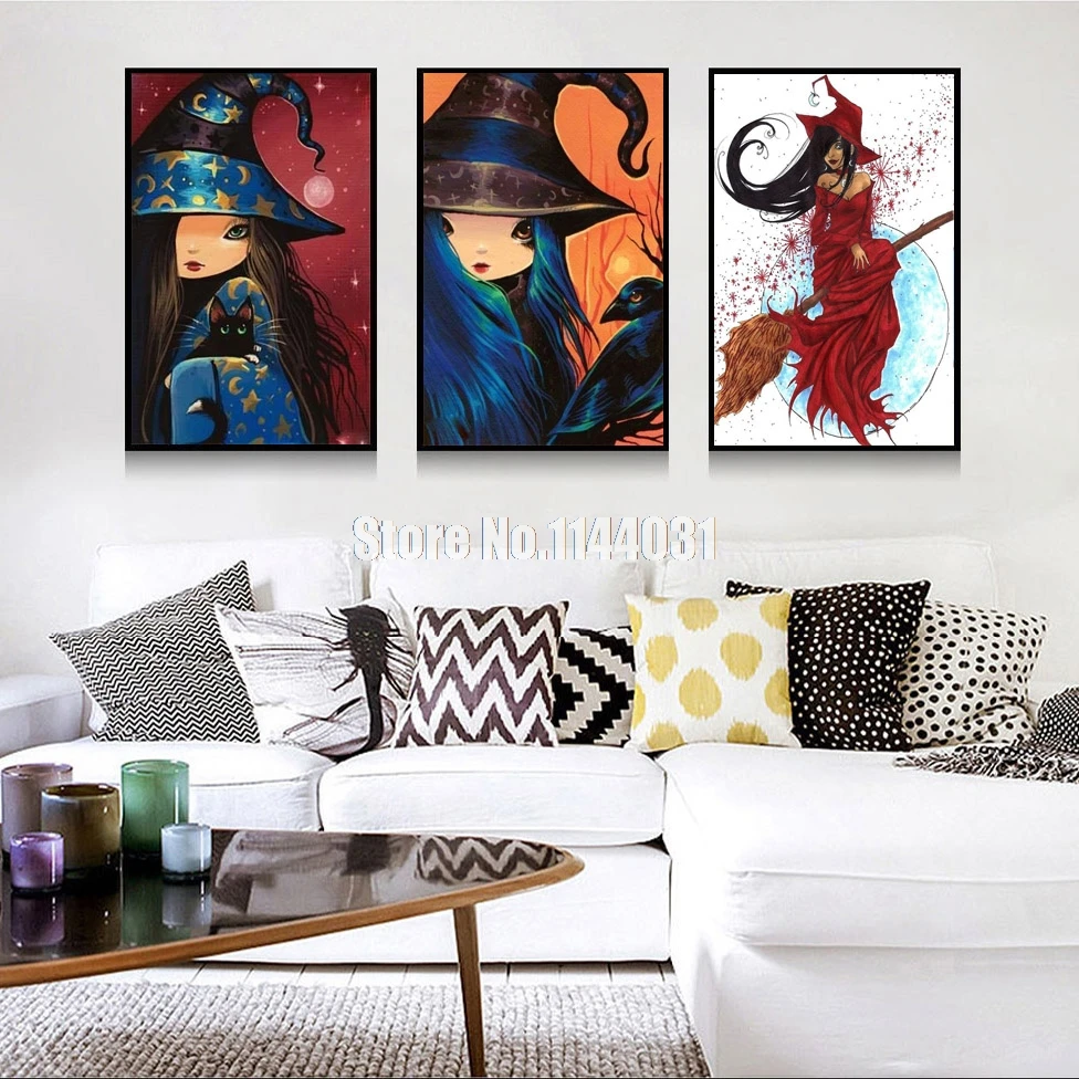 Набор для рукоделия 5D Алмазная мозаика сексуальная ведьма ручная работа