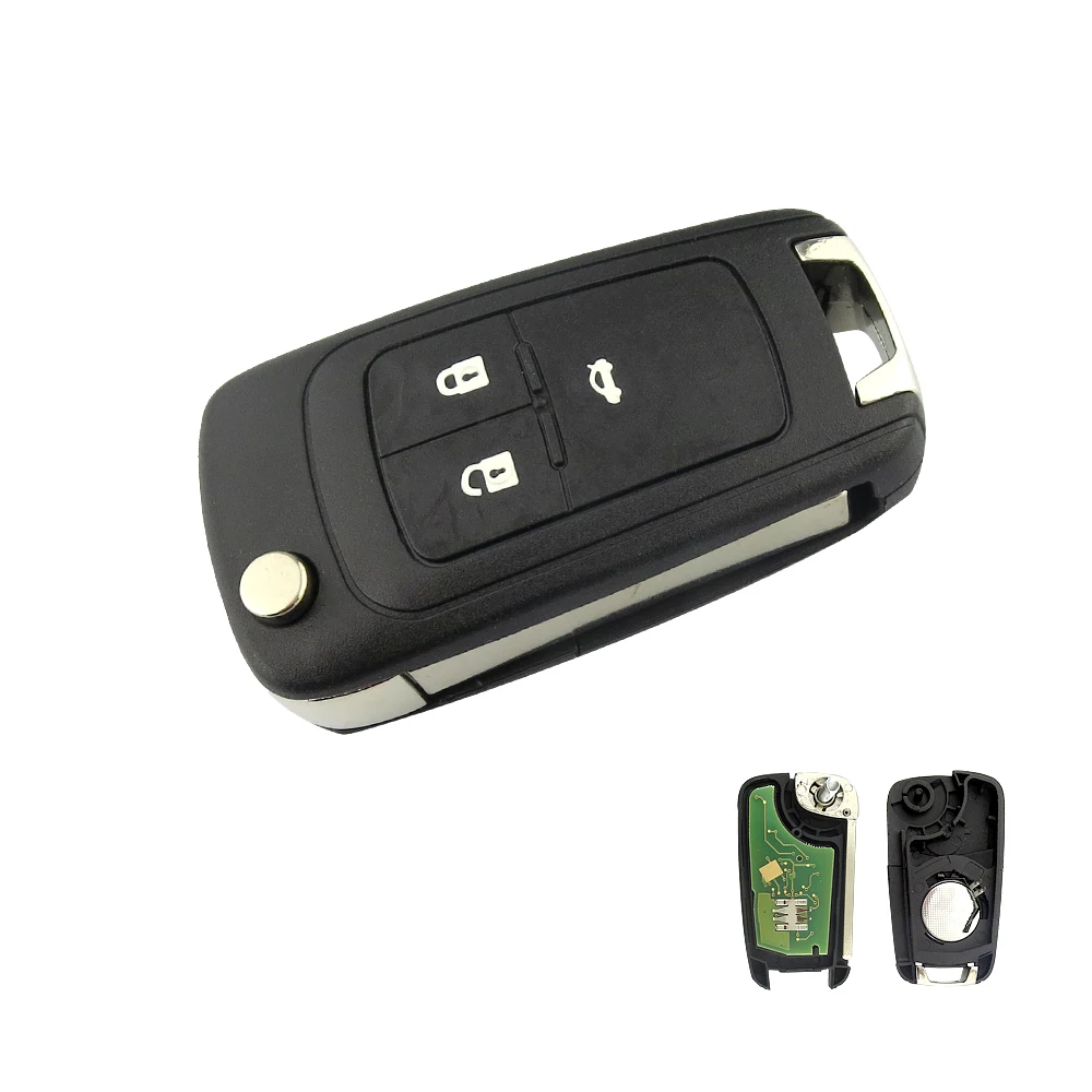 2 кнопки 3 полный флип автомобиль дистанционный ключ для Opel astra h g j Vauxhall Замена 433