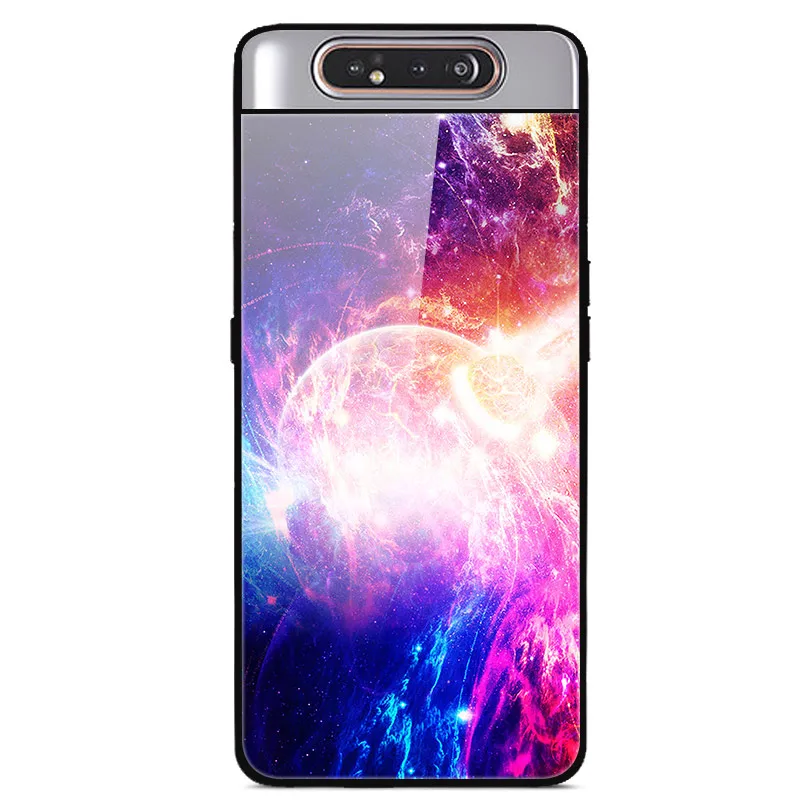 3 FOR Galaxy A80 A90 Для samsung Galaxy A80 чехол из закаленного стекла жесткая задняя крышка для samsung Galaxy A80 A90 SM-A805F SM A805F чехол для телефона A 80 6,7'' - Цвет: 3 FOR Galaxy A80 A90