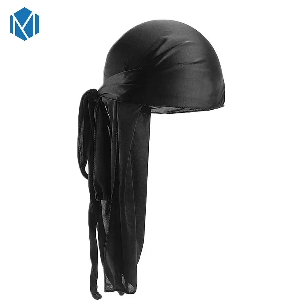 Type 3 Шелк дюраг Атлас мужской Durags парик бандана пиратская шляпа бандо Cheveux Женская повязка на голову эластичная повязка Haarbanden Voor Vrouwen - Цвет: Type 3