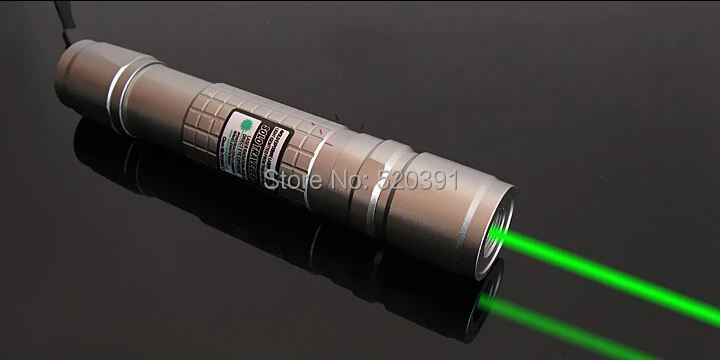 

HOT! Super Powerful! Military Green Light Laser Pointer 500000m 532nm Focusable Flashlight Burning Match Lazer Hunting