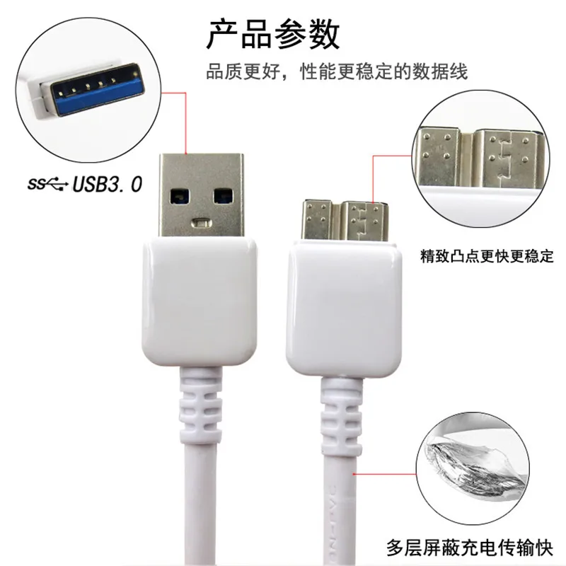 Оригинальный кабель Micro USB 3 0 для Samsung Galaxy S5 Note умный мобильный телефон с функцией