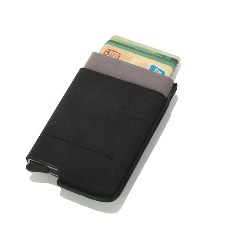 Weduoduo для мужчин RFID держатель кредитных карт модный мини нубук кожаный кошелек