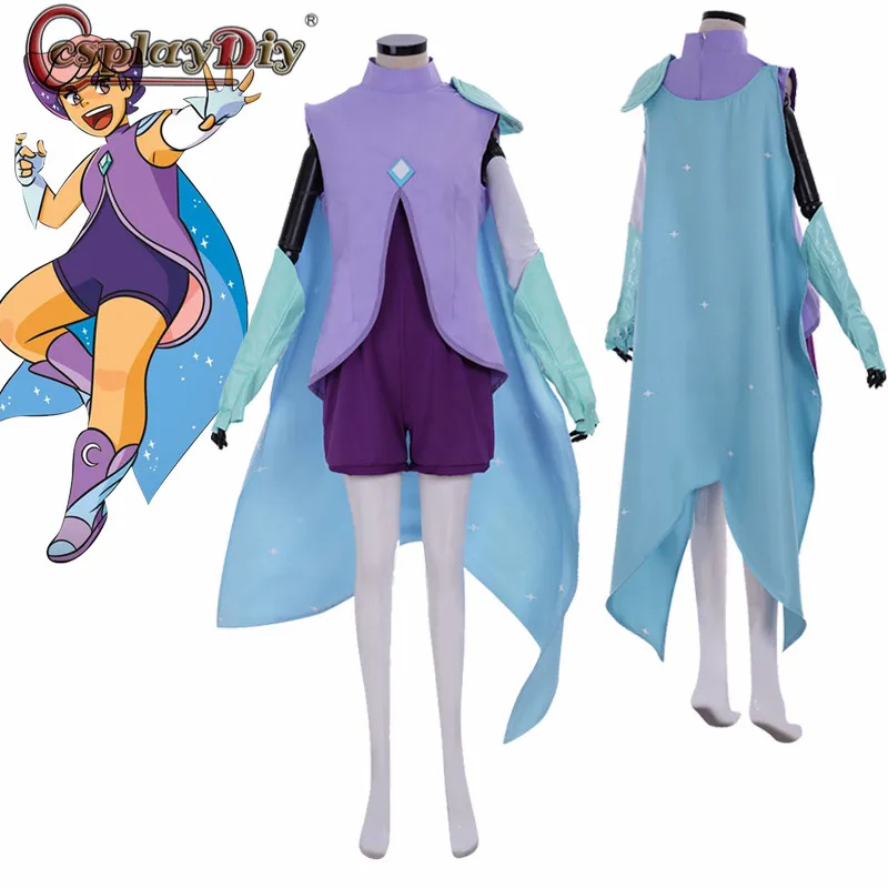 Cosplaydiy She Ra: Принцесса силы Косплей проблеск Униформа костюмы костюм взрослый