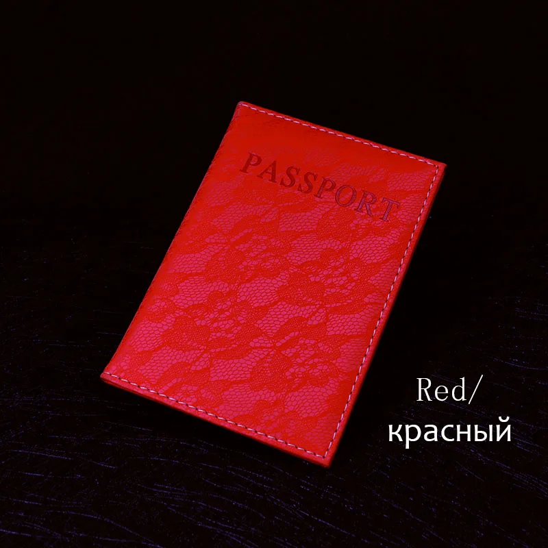 Роскошная элегантная женская Обложка для паспорта, розовая универсальная дорожная Обложка для паспорта, билета, чехол для паспорта, чехол для паспорта - Цвет: red 2