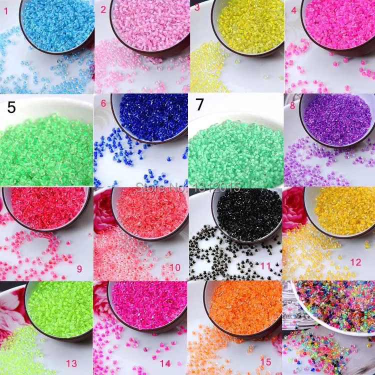 

18 colors 2mm 3mm 4mm Czech Seed Spacer beads Crystal glass beads For jewelry handmade DIY Free shipping BL002-4XX