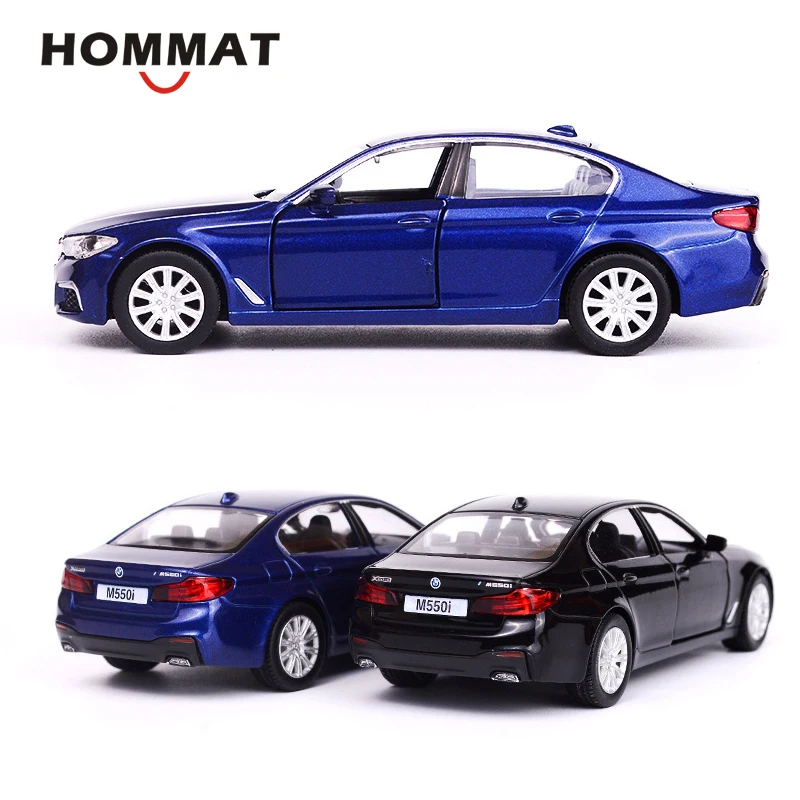 HOMMAT Simulation 1:36 M550i Sedan Car Model Alloy Diecast Toy Vehicle Model Car Collection Gift Toys For Children Pull Back