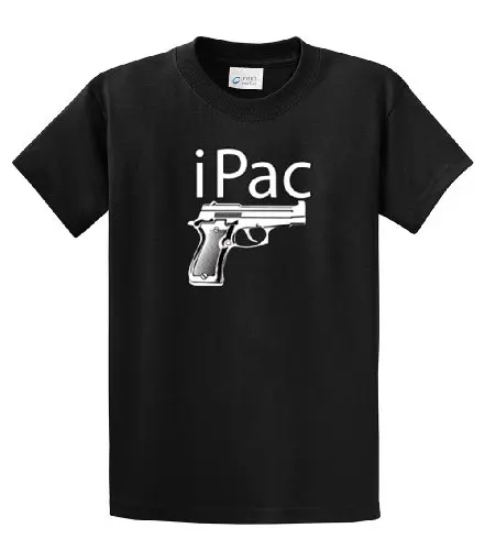 Создать Рубашки Онлайн iPac Право на Оружие 2-ая Поправка Взрослых Короткие