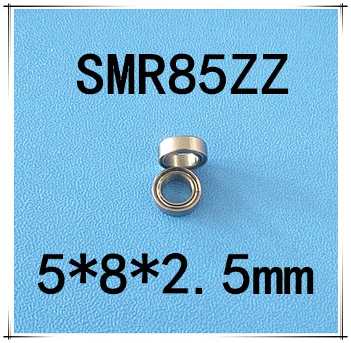 

Free shipping 10PCS SMR85ZZ 5*8*2.5mm P6 ABEC3 440C S-Steel Deep Groove Ball Miniature Bearing