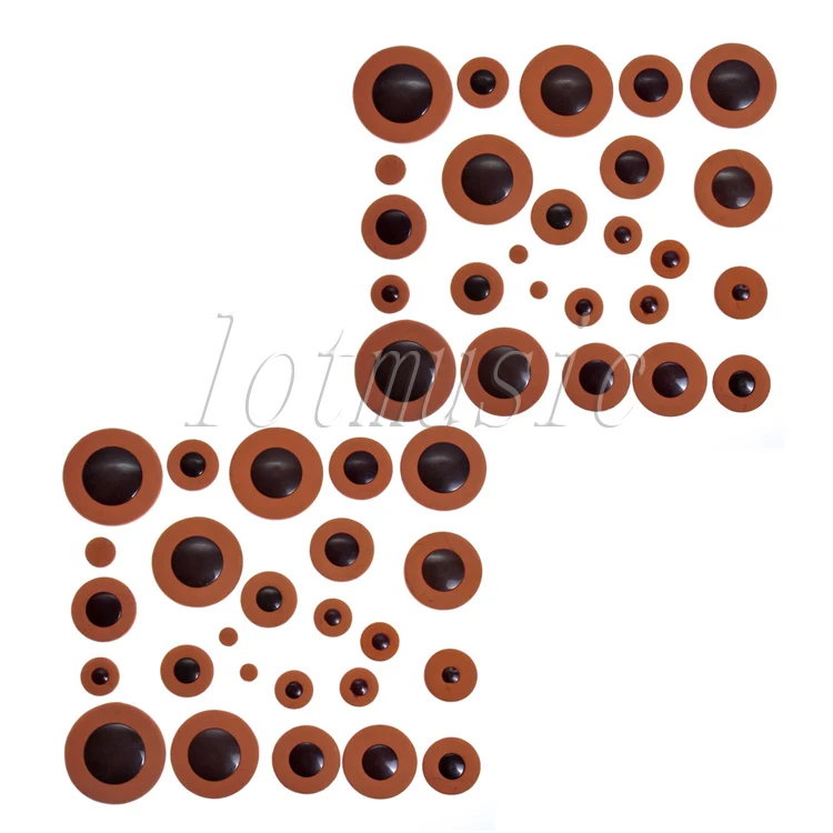 2 набора роскошных прокладок для саксофона тенор оранжевая кожаная прокладка