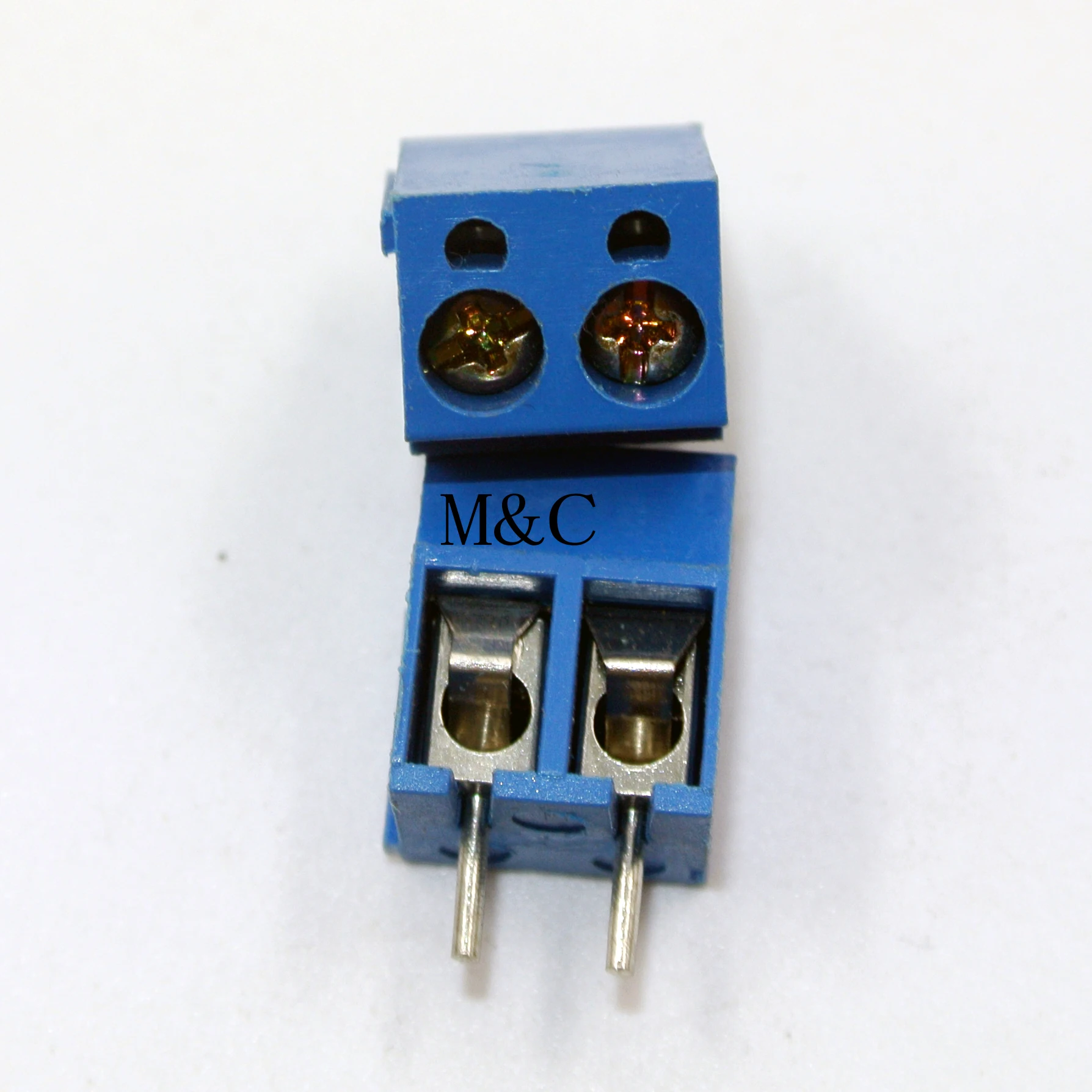 100 шт. 2-Булавки M3 Клеммная колодка Разъем печатного монтажа 5 мм Шаг kf300 |