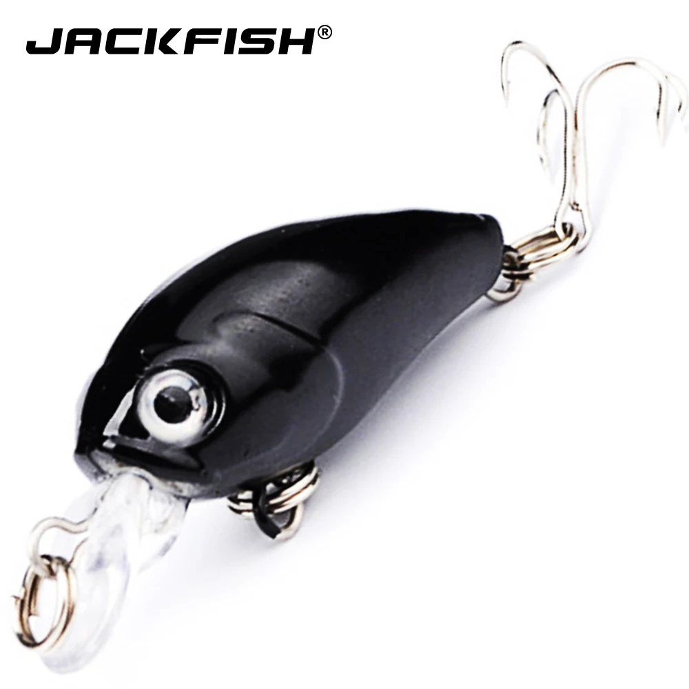 Джекфиш 1 шт. 4 5 см 4g жесткая приманка для рыбалки Minnow приманки бас Swimbait форель с 10 #