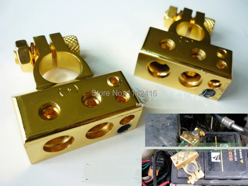 Одна пара сверхмощных автомобильных аккумуляторов зажимные клеммы разъемы