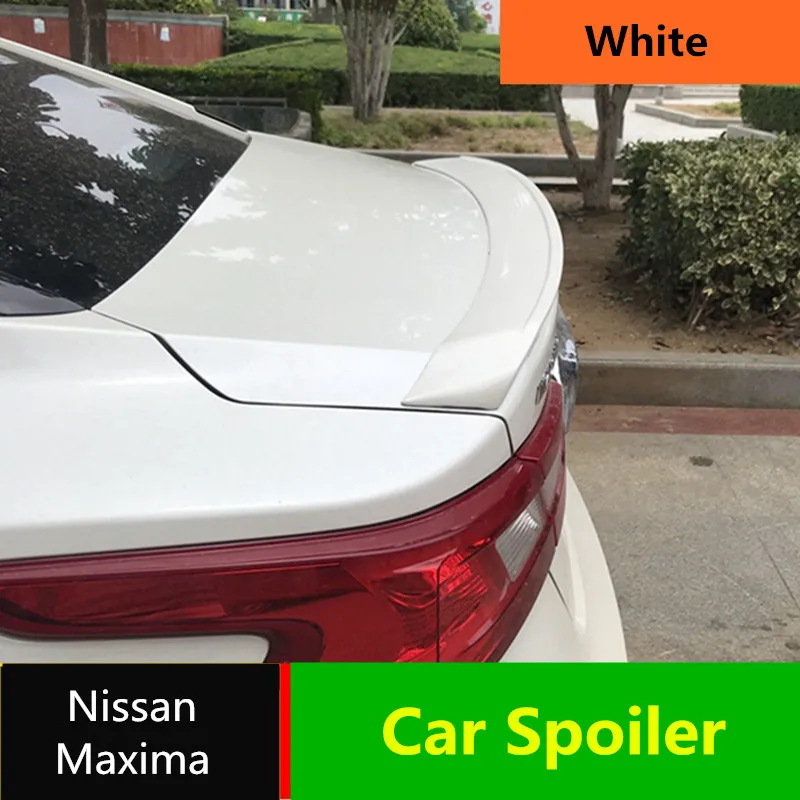 Для nissan maxima спойлер- maxima спойлер Высокое качество ABS Материал Неокрашенный цвет для nissan maxima спойлер