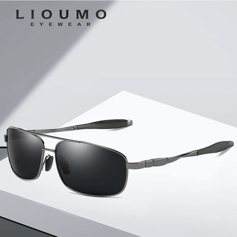 

Мужские и женские солнцезащитные очки, классические квадратные поляризационные очки для вождения, черные дорожные очки с покрытием, UV400