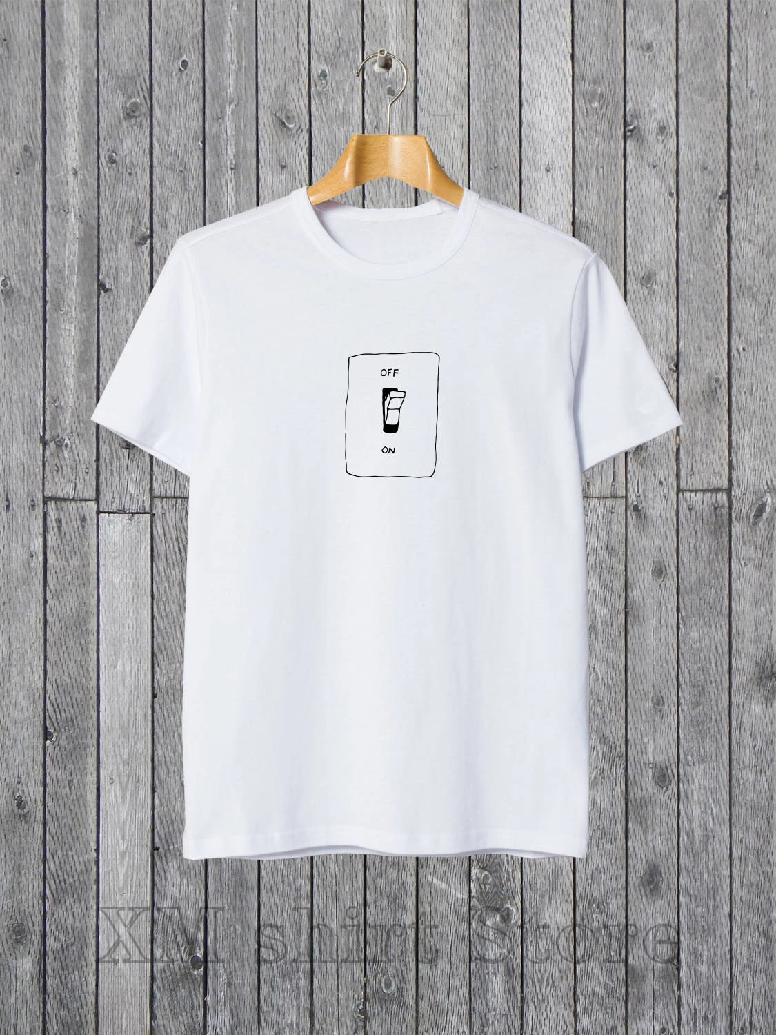 ELECTRICITY SWITCH Tshirt Men WoMen Tee Gift For Friend Turn Me On Art tshirt Boho Smart Artistic T-Shirt Hipster ON Off | Мужская