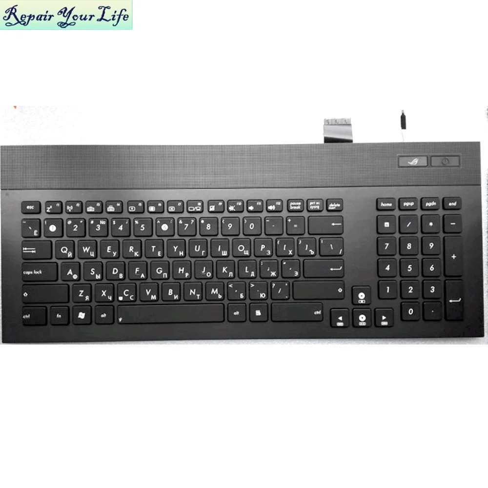 Клавиатура G74 RU для ASUS G74S G74SX Русская клавиатура ноутбука с подсветкой P/N:v126262as1