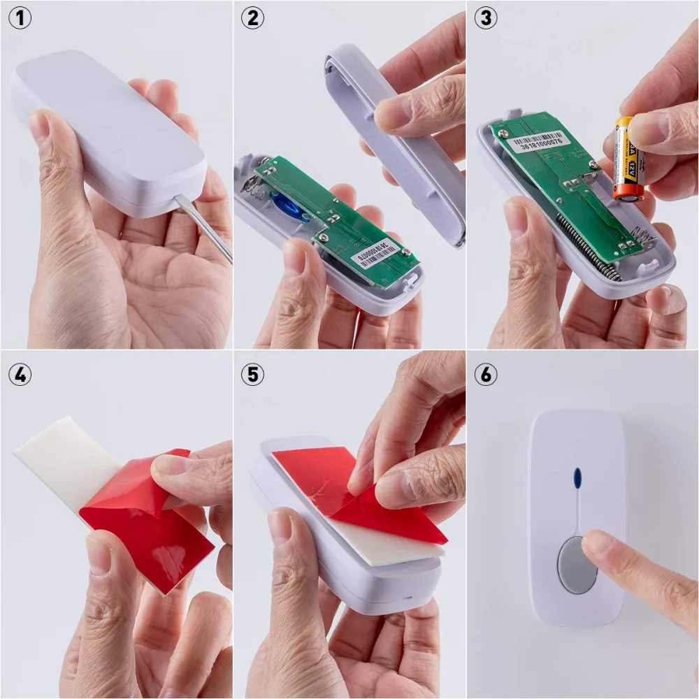 Intendvision дверной звонок беспроводной в классе с двумя приемниками 58 мелодий 4