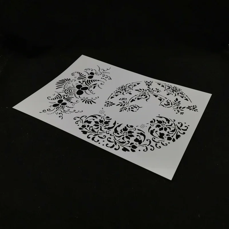 

Flower pvc Layering Stencils for Diy scrapbook coloring,painting stencil,home decor diy etc. Product image