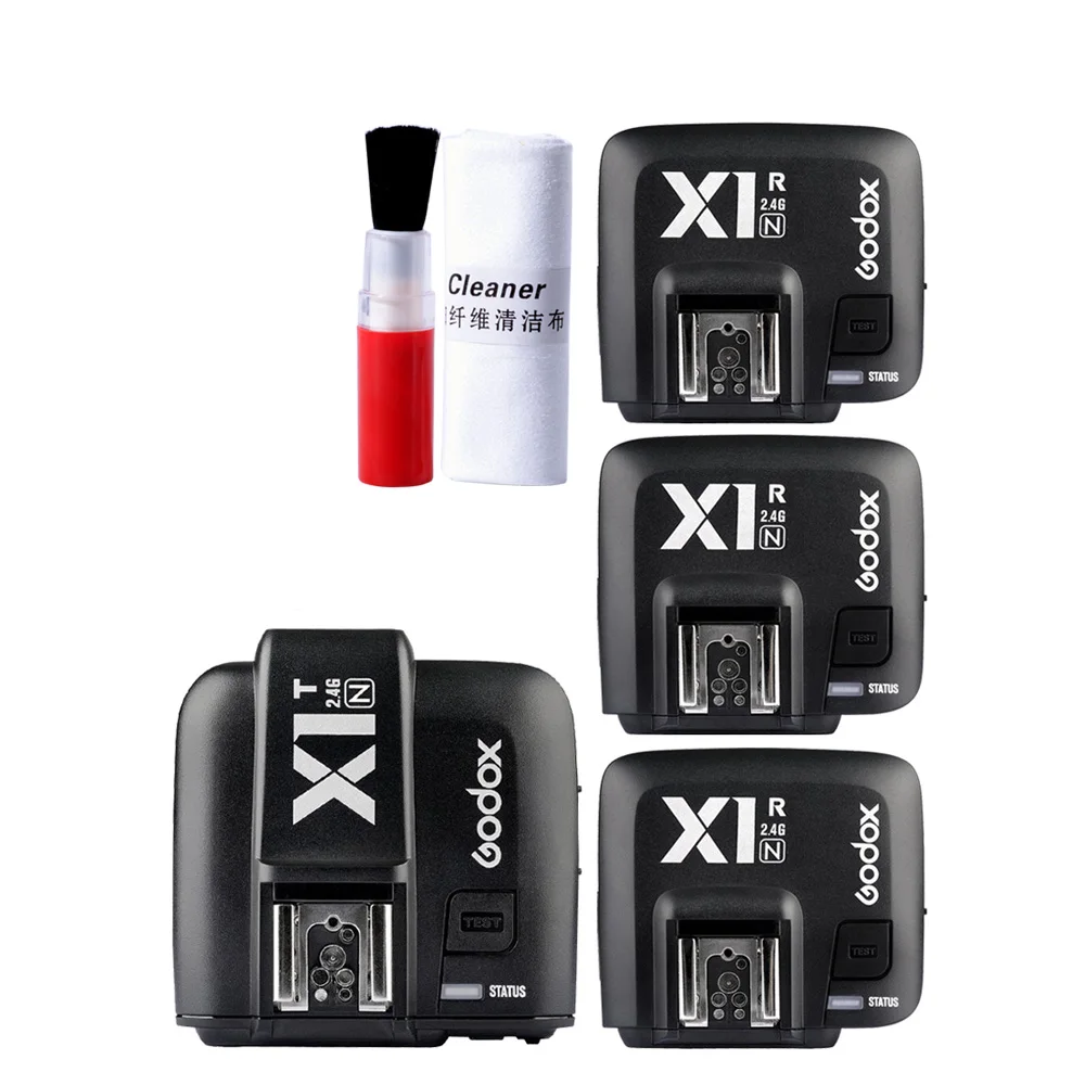 Godox TTL 2 4G беспроводной X1T N передатчик 3x X1R приемник для Nikon D800 D3X D3 D3200 D5300 D7000 D500 D700 D7100