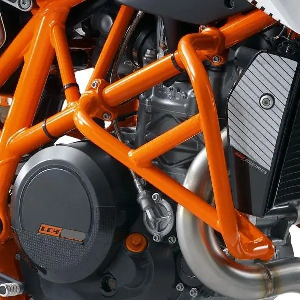 2013- для KTM DUKE 690 DUKE690 защита двигателя краш-бар трюковые клетки оранжевый цвет защита двигателя бампер Рамка протектор