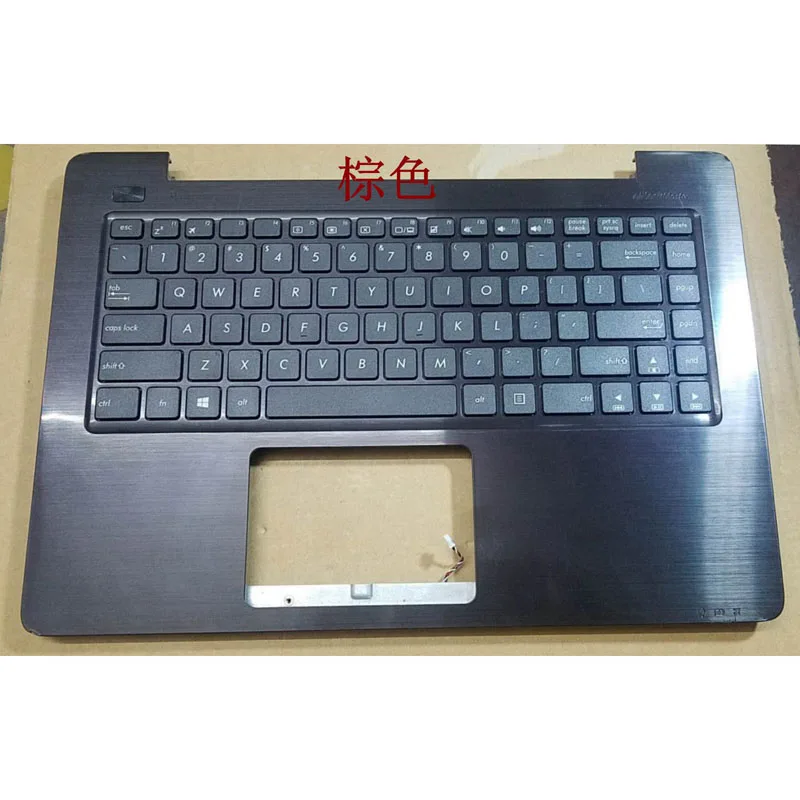 dark brown Чехол для ноутбука palmrest верхняя крышка клавиатуры ASUS K456U F456 R456 X456U A456U R457U - Цвет: dark brown