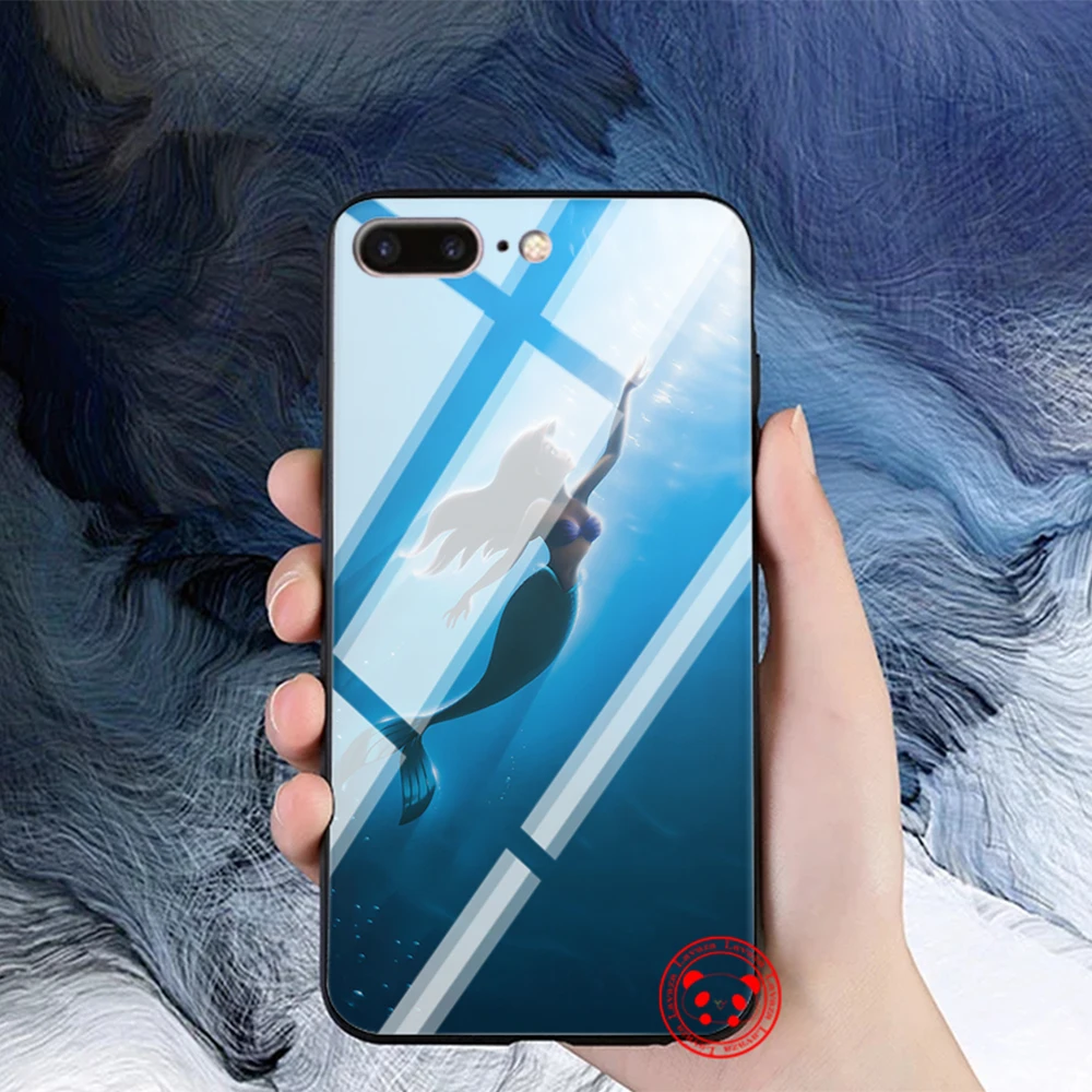 TG6 Lavaza Ариэль маленькая Русалочка стеклянный чехол для телефона Apple iPhone 11 Pro XR X XS Max 6 6S 7 8 Plus 5 5S SE - Цвет: TG6