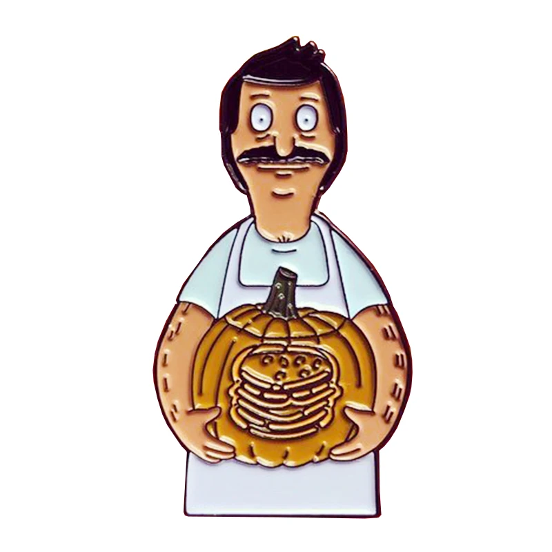 

Эмалированная булавка в виде тыквы