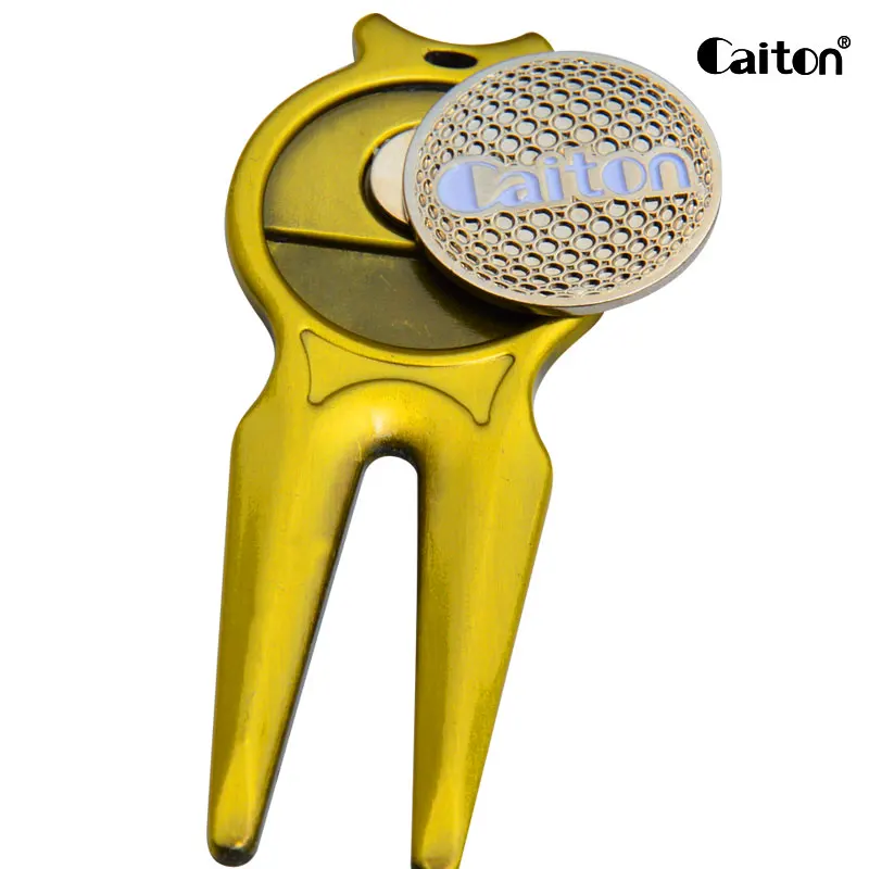 Инструмент для ремонта газона из цинкового сплава|putting green|divot repair toolgolf divot tool |