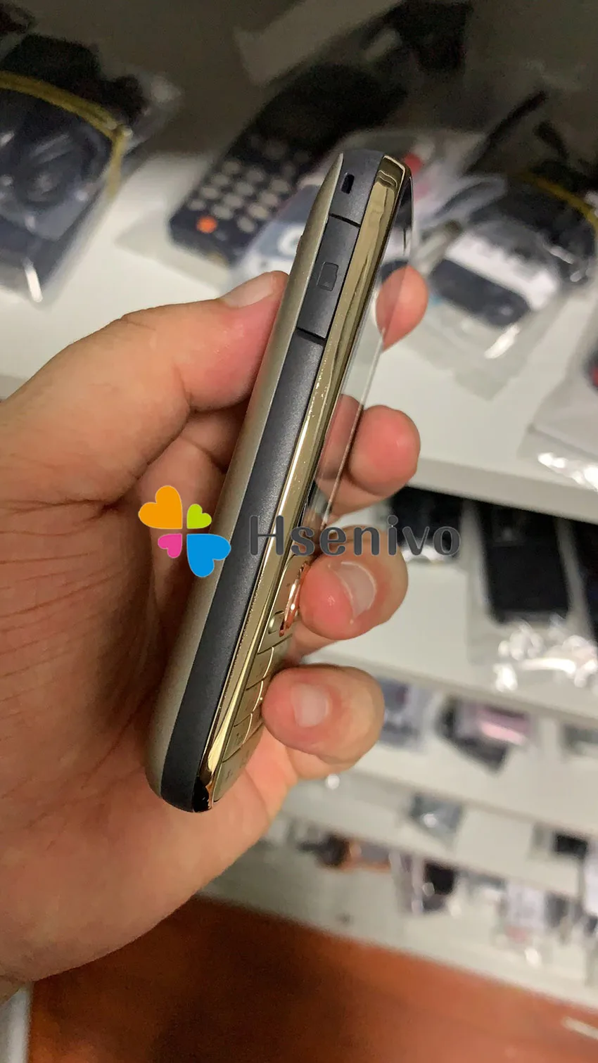 Nokia C2 C2-01 Золотой разблокированный мобильный телефон GSM восстановленные мобильные телефоны и русский иврит арабский клавиатура