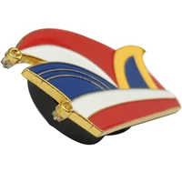 custom color hat badge cheap low price flag badges