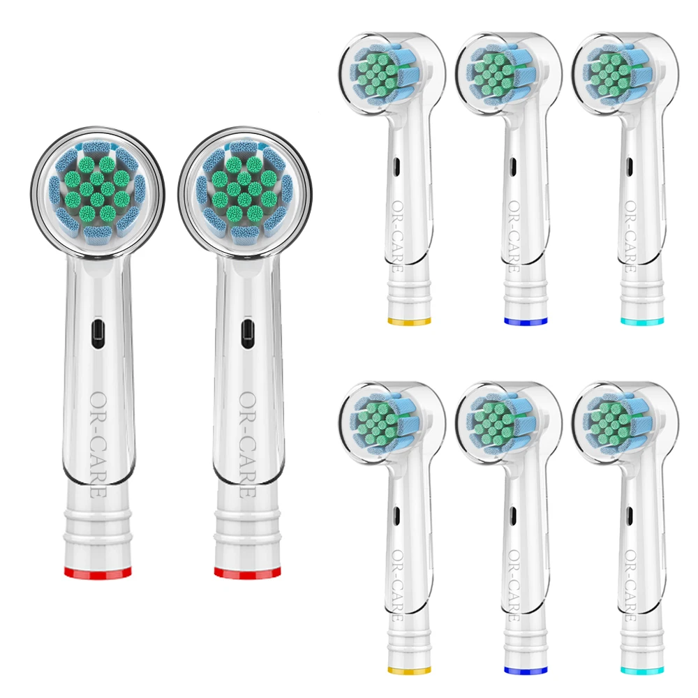 Сменные насадки для зубной щетки Oral b 8 шт. с чехлом головки подходят