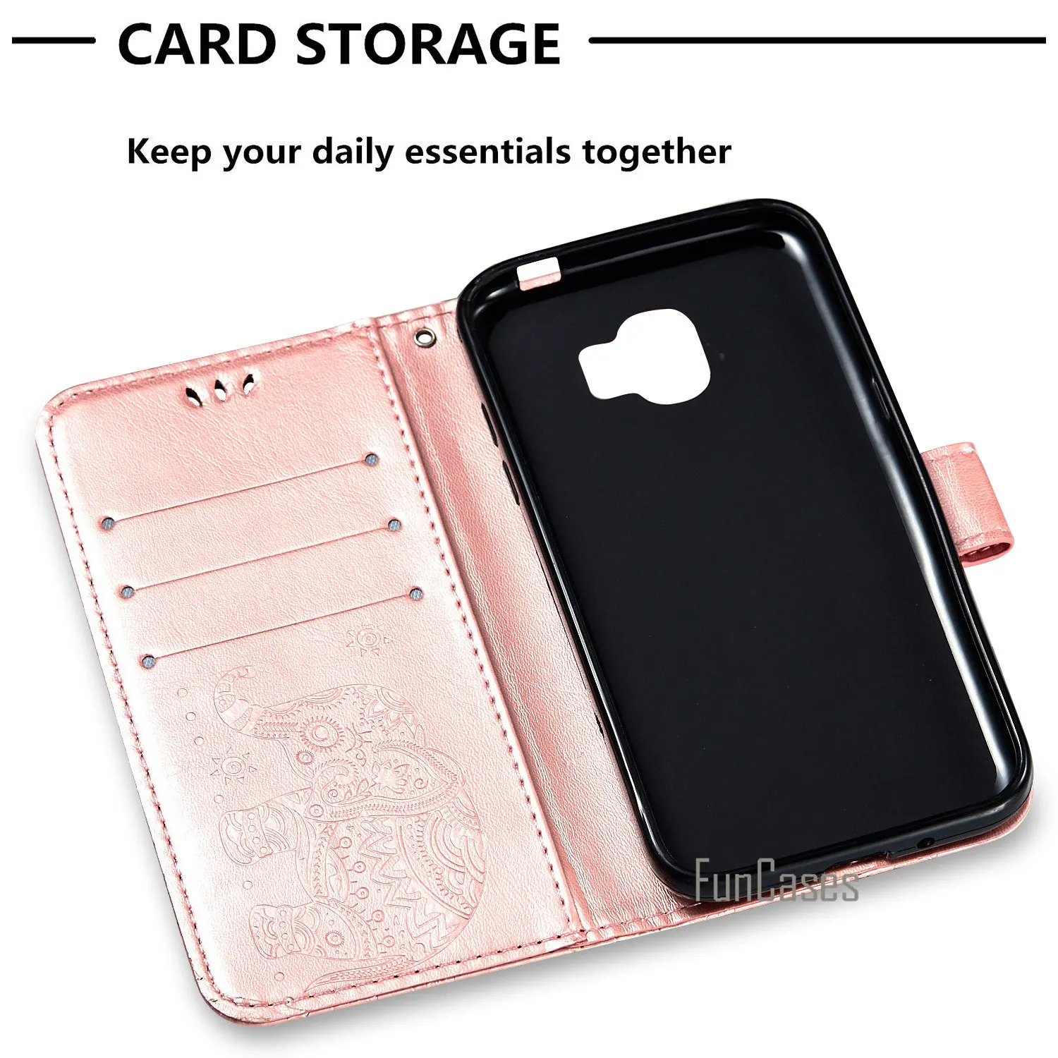 Один Цвет флип чехол для телефона с рисунками Capinha samsung J2 Pro 2018 держатели клипсы