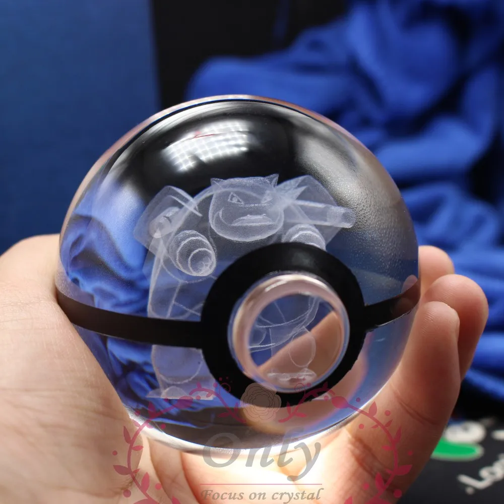 Дизайн, тренер Pokemon Go, Хрустальное стекло, 3D лазерный магический шар для детей, подарки