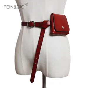 Поясная сумка Fanny bag женская, из натуральной кожи, с заклепками, цепочками, поясная сумка, роскошный бренд, модная, черная, кофейная, красная, летняя, 2018