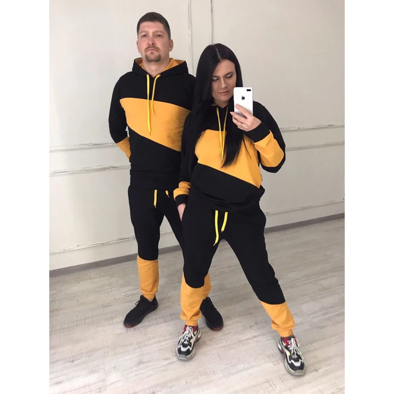 2019 Новый Для женщин и мужчин комплект Повседневная Лоскутная куртка