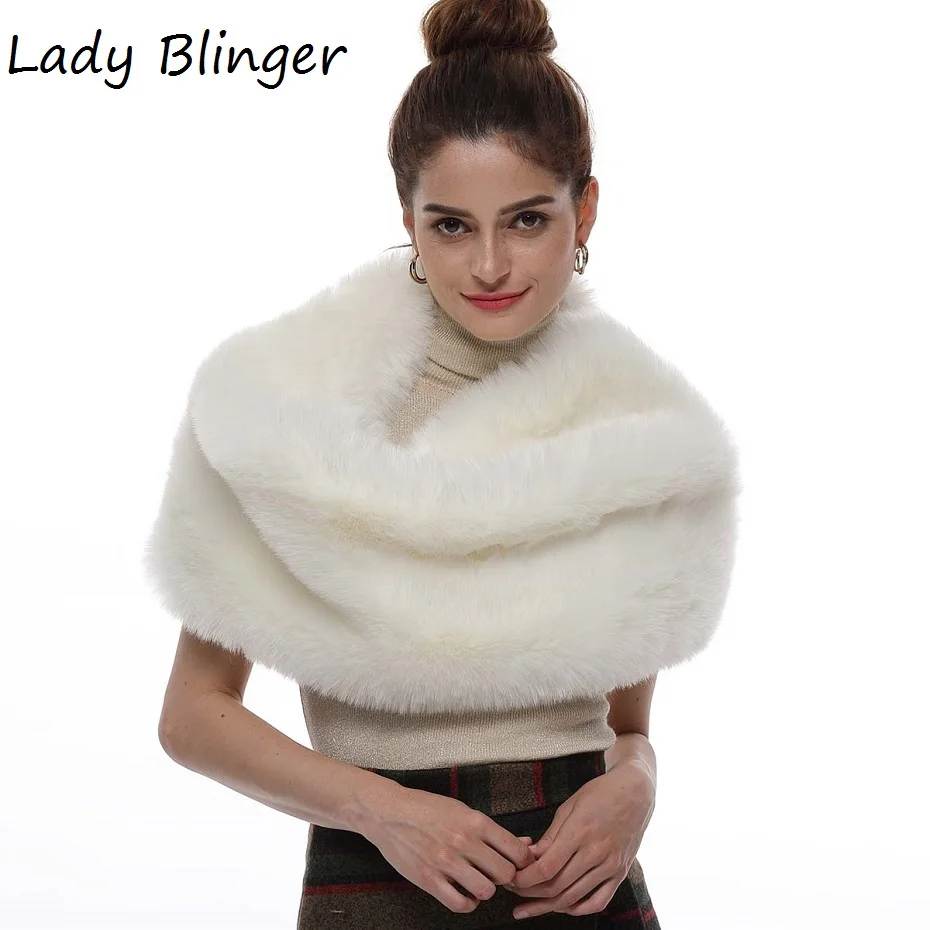 Женский супермягкий шарф Blinger из искусственного кроличьего меха шаль пашмины на
