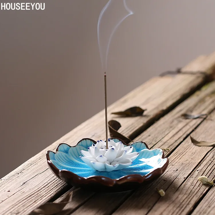 Керамический Лотос для ароматических палочек держатель домашнего декора | Дом и