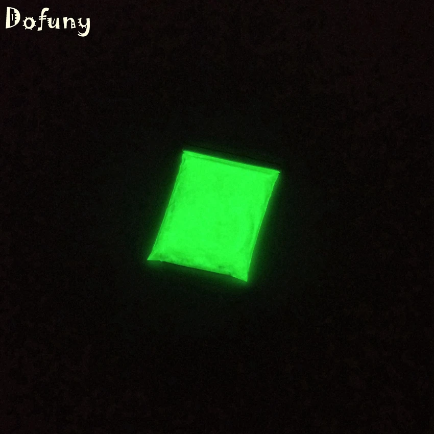 #1 зеленый цвет фотолюминесцентный порошок фосфорный сделай сам украшение 500