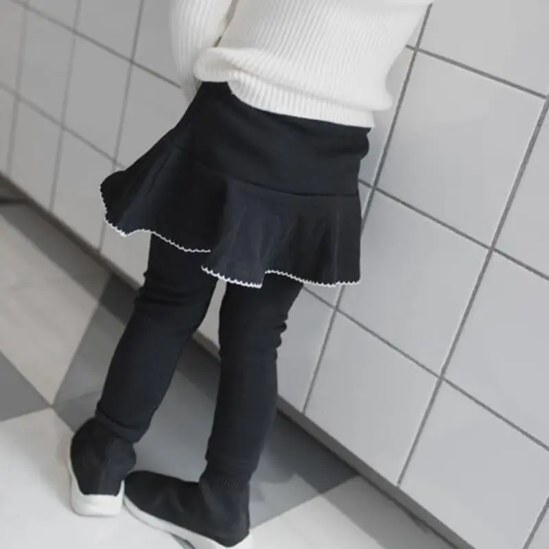 Весенне осенняя одежда для маленьких девочек штаны малышей юбка пачка леггинсы