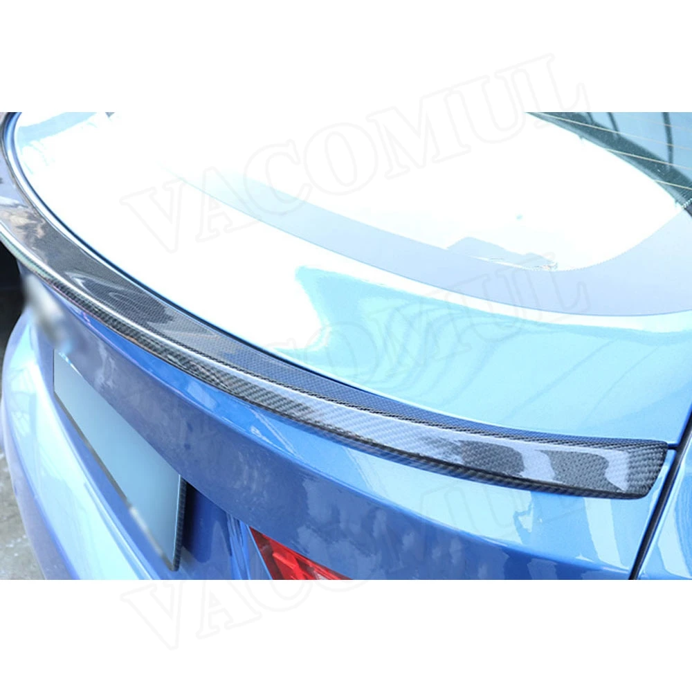 3D стайлер из углеродного волокна задний спойлер багажник крылья подходят для BMW 3