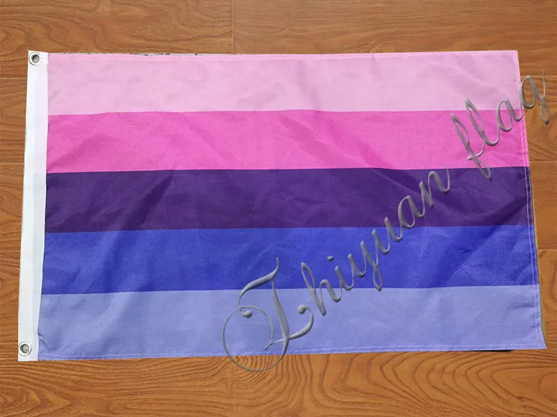 

50x80cm custom pride Flag with Lesbian rainbow banner flag