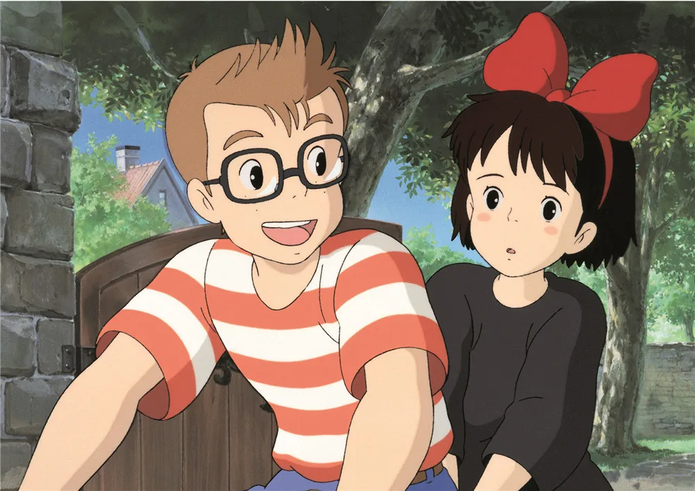 Kiki's Delivery Service Miyazaki Hayao Poster Clear Image Wall Stickers Home Decoration Good Quality Prints White Coated Paper | Дом и сад