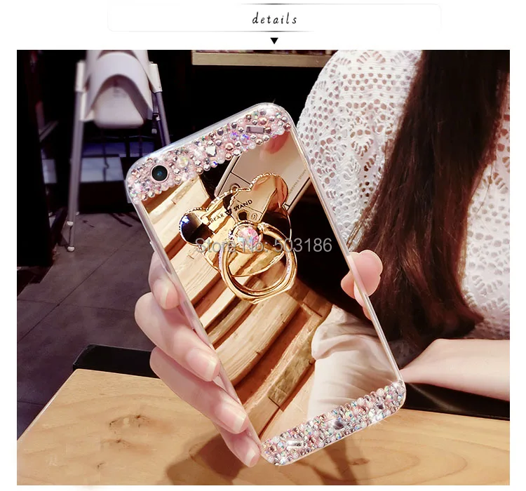 Beautiful Diamond Silicone Mirror Soft case For iPhone 11 Pro X XS Max XR 7 8 6 6s Plus 5 5S Rhinestone cover Phone cases |