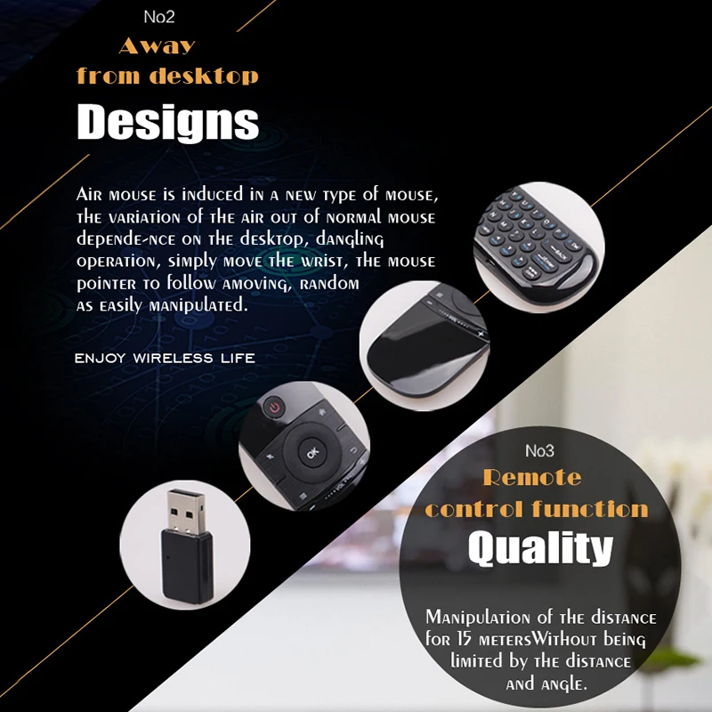 Оригинальная беспроводная клавиатура Wechip W1 2,4G, мышь Fly Air mouse, мини пульт дистанционного управления для Android Tv Box/Mini Pc/Tv
