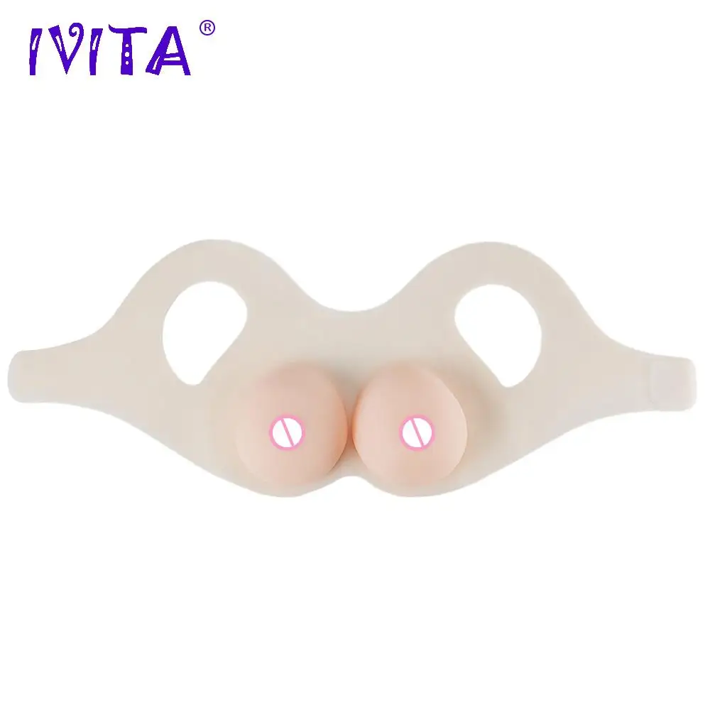 

IVITA 800g Realistic Breast Forms Artifical Silicone Breast Fake Boobs for Crossdresser Transgender Drag Queen Mastectomy