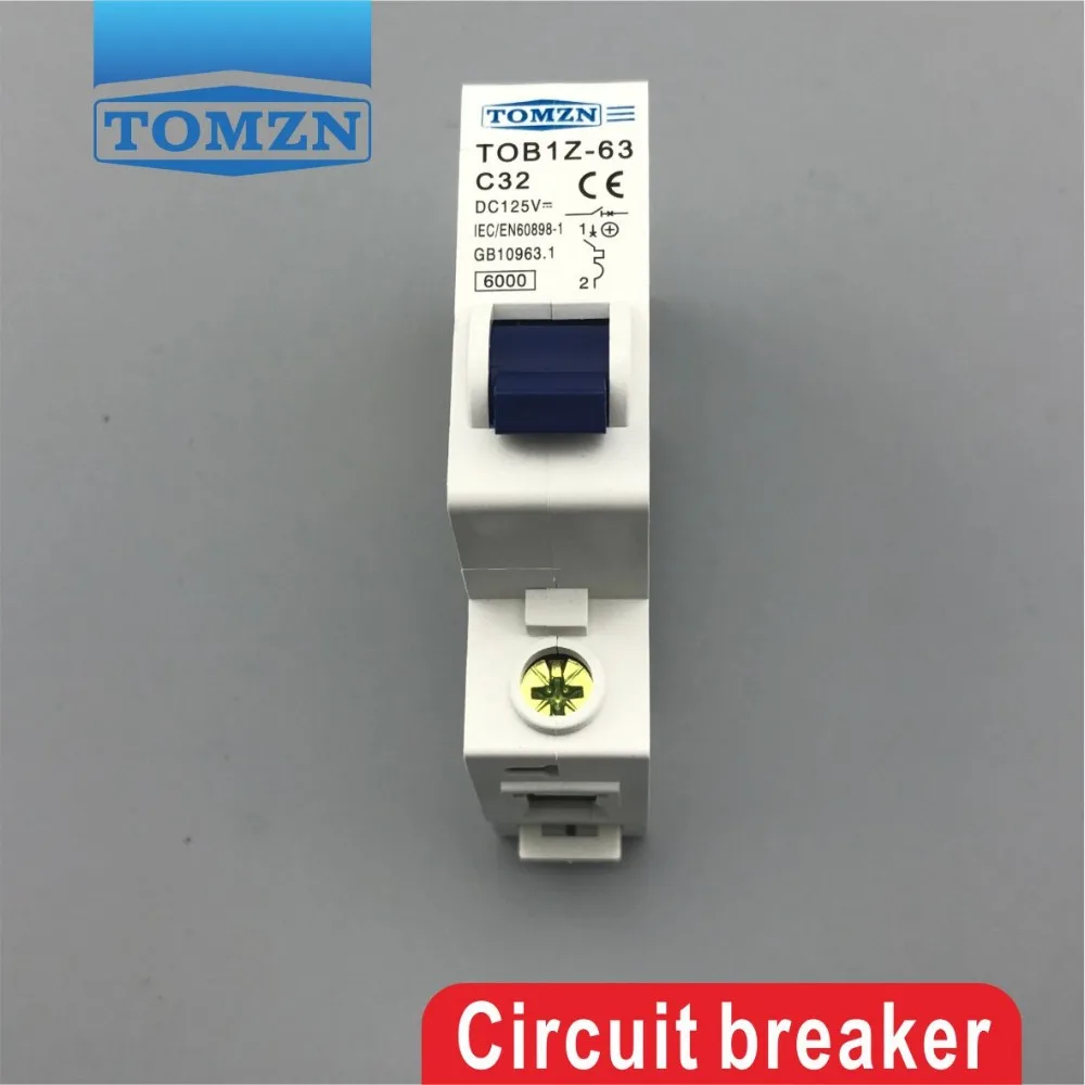 1P 32A DC 125V автоматический выключатель MCB C Кривая | Обустройство дома